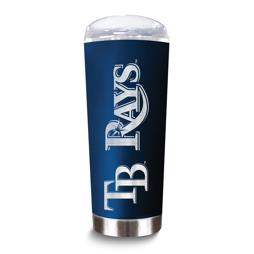 MLB Tampa Bay Devil Rays Stainless Steel 18 oz. Roadie Tumbler with Lid