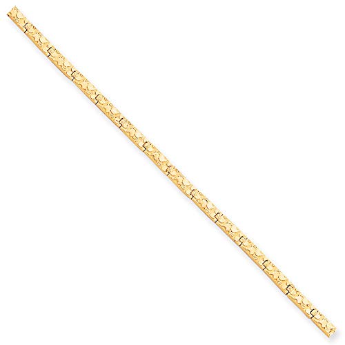 10k 5.5mm NUGGET Bracelet