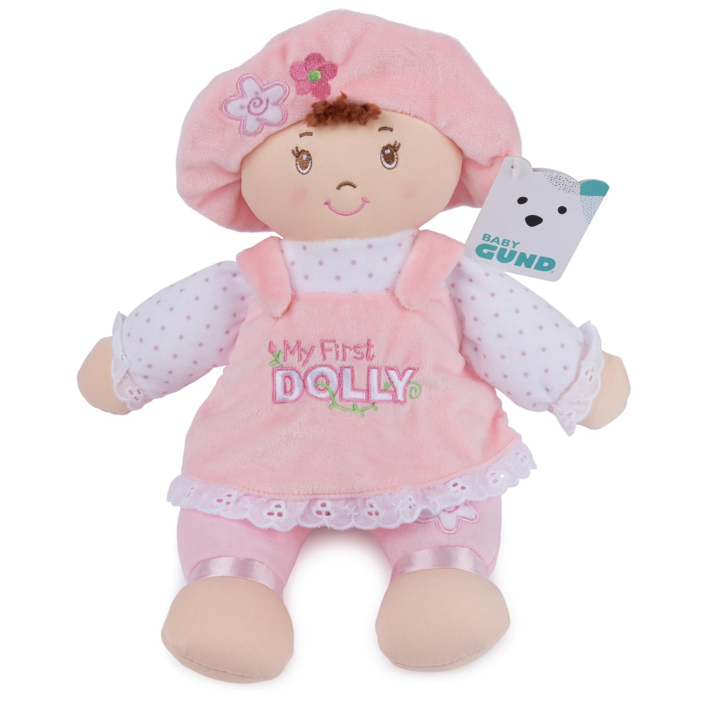 Gund My First Dolly, Brunette, 13"