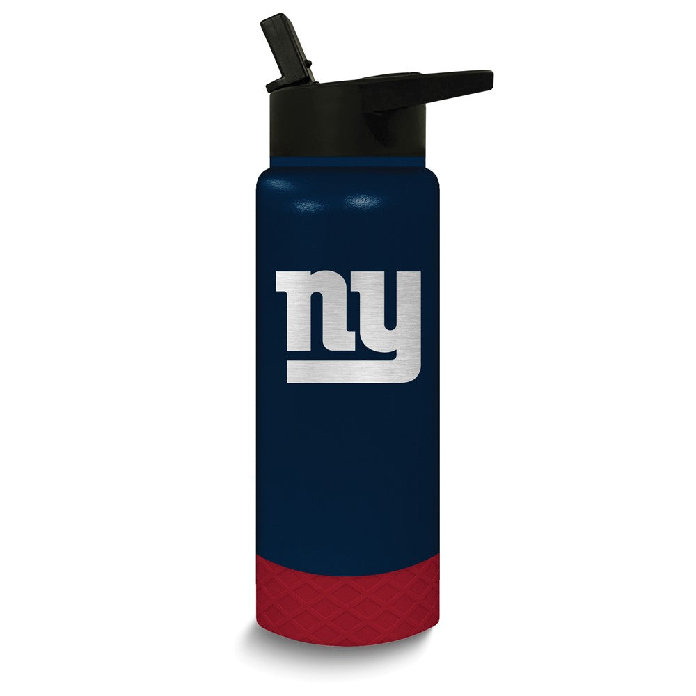 NFL New York Giants Stainless Steel Silicone Grip 24 oz. Water Bottle