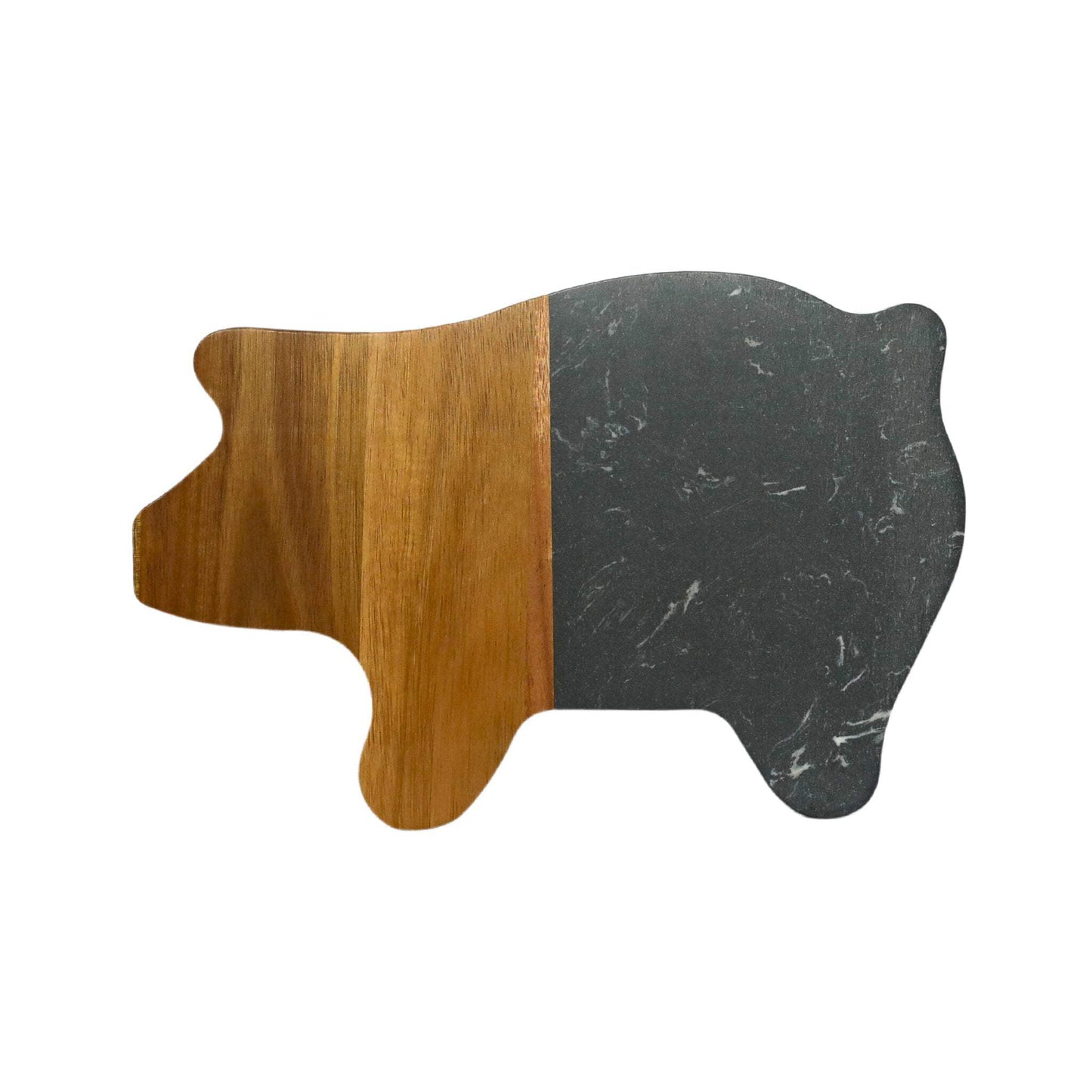 Black Marble/Acacia Wood Pig Board