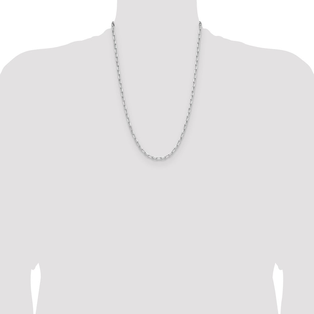 Sterling Silver Rhodium-plated 3.85mm D/C Forzantine Chain