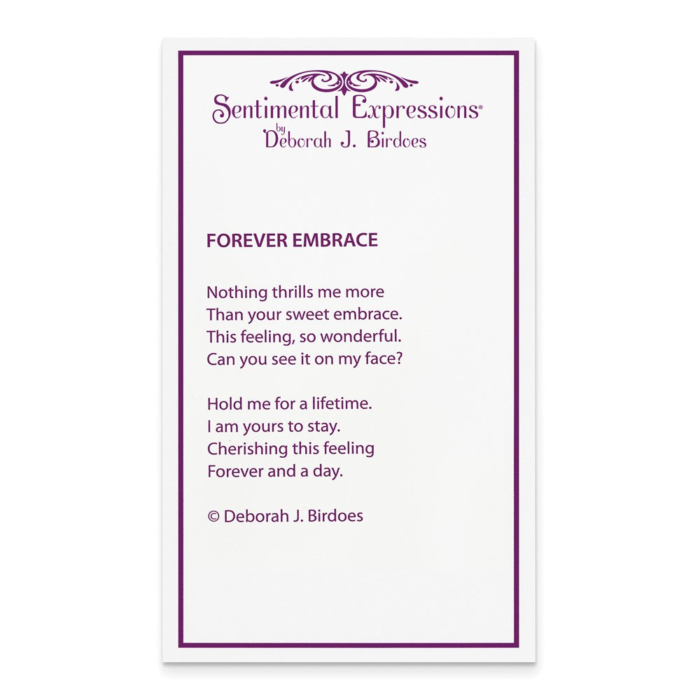 Sentimental Expressions Sterling Silver Rhodium-plated FW Cultured Pearl CZ Forever (Embrace) 18in Necklace 18 Inches