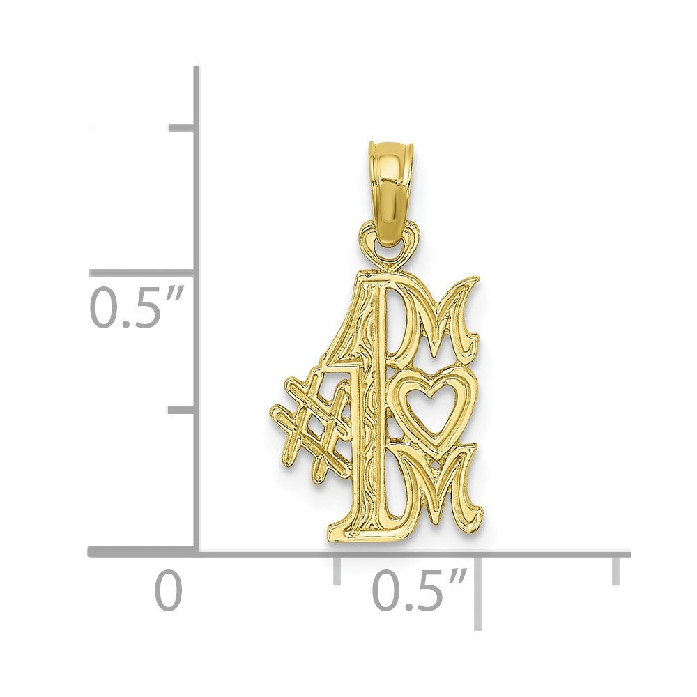 10K #1 MOM Pendant