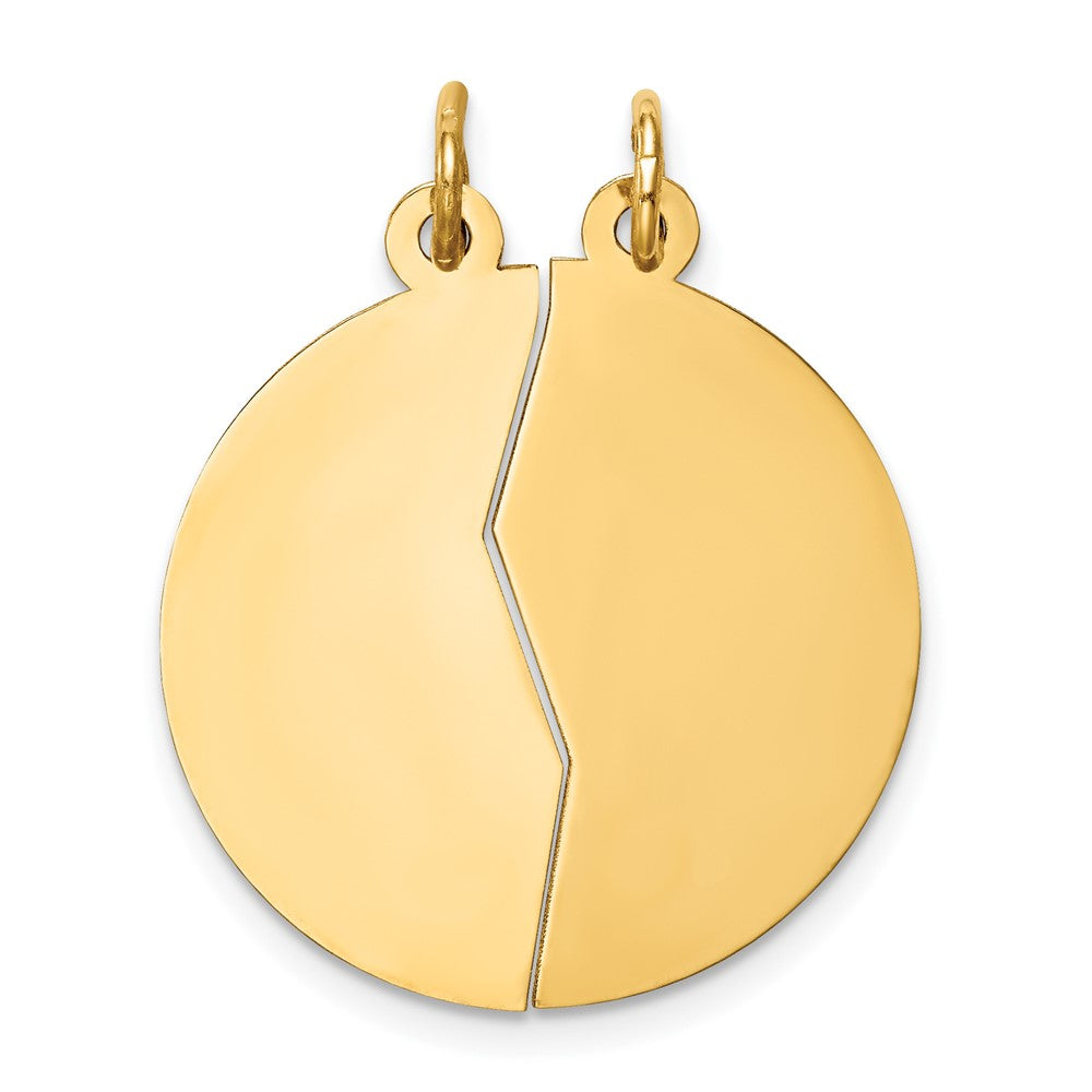 10K Mizpah 2-piece Charm