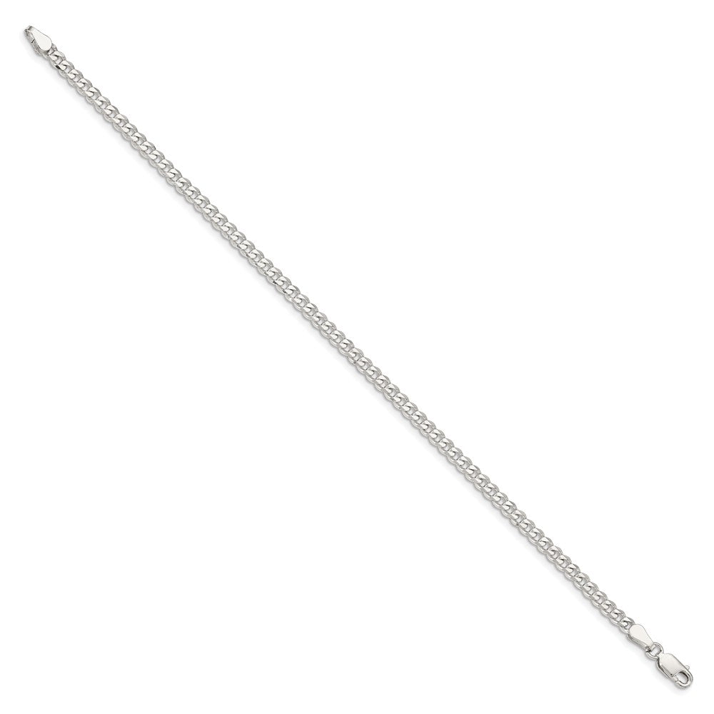 Sterling Silver 3.5mm Curb Chain 7 inches