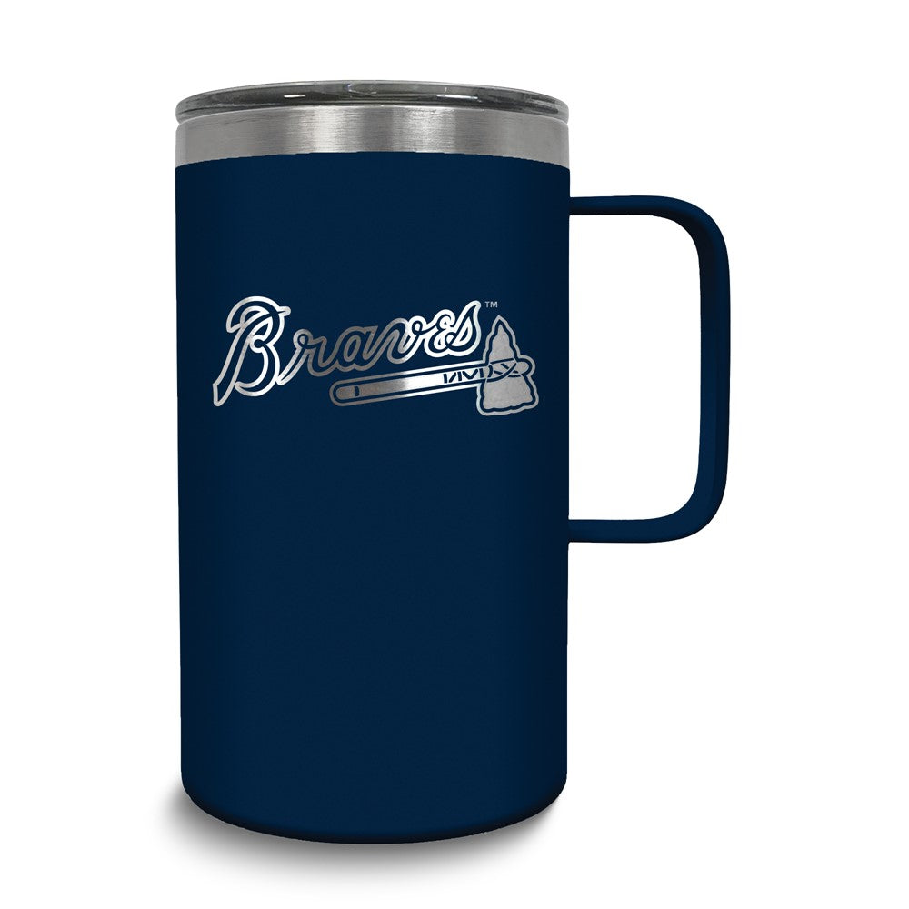 MLB Atlanta Braves Stainless Steel 18 oz. Hustle Mug with Lid