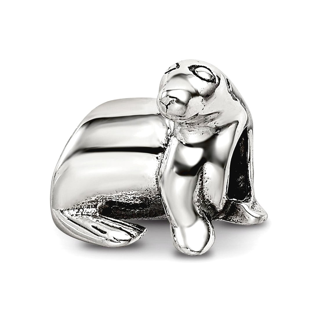 Sterling Silver Reflections Sea Lion Bead