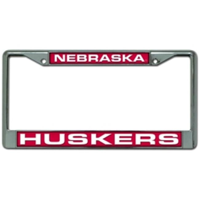 Nebraska Cornhuskers Laser Chrome License Plate Frame