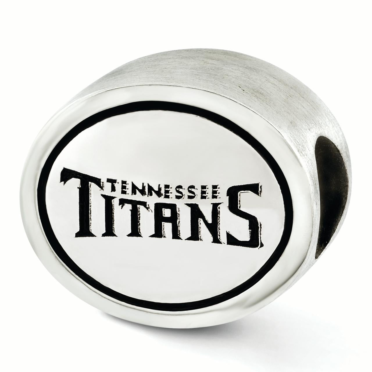 Sterling Silver Antiqued Tennessee Titans NFL Bead
