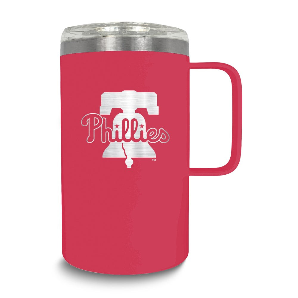 MLB Philadelphia Phillies Stainless Steel 18 oz. Hustle Mug with Lid