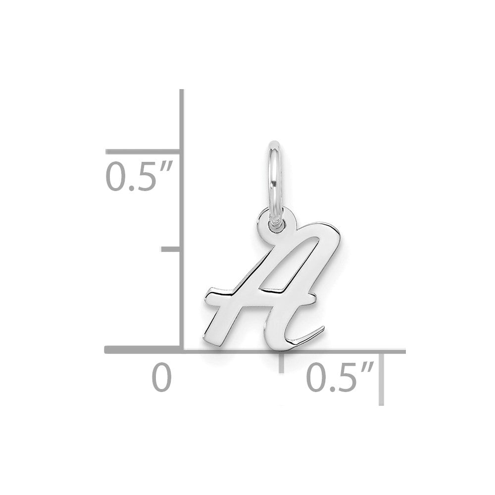 10kw Small Script Initial A Charm