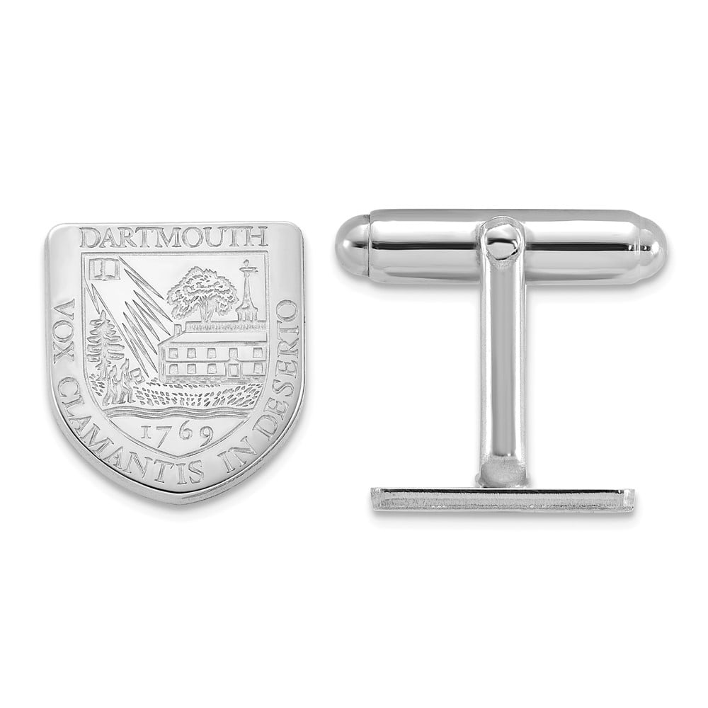 Sterling Silver Dartmouth College Crest Cuff Links QSS005DAR