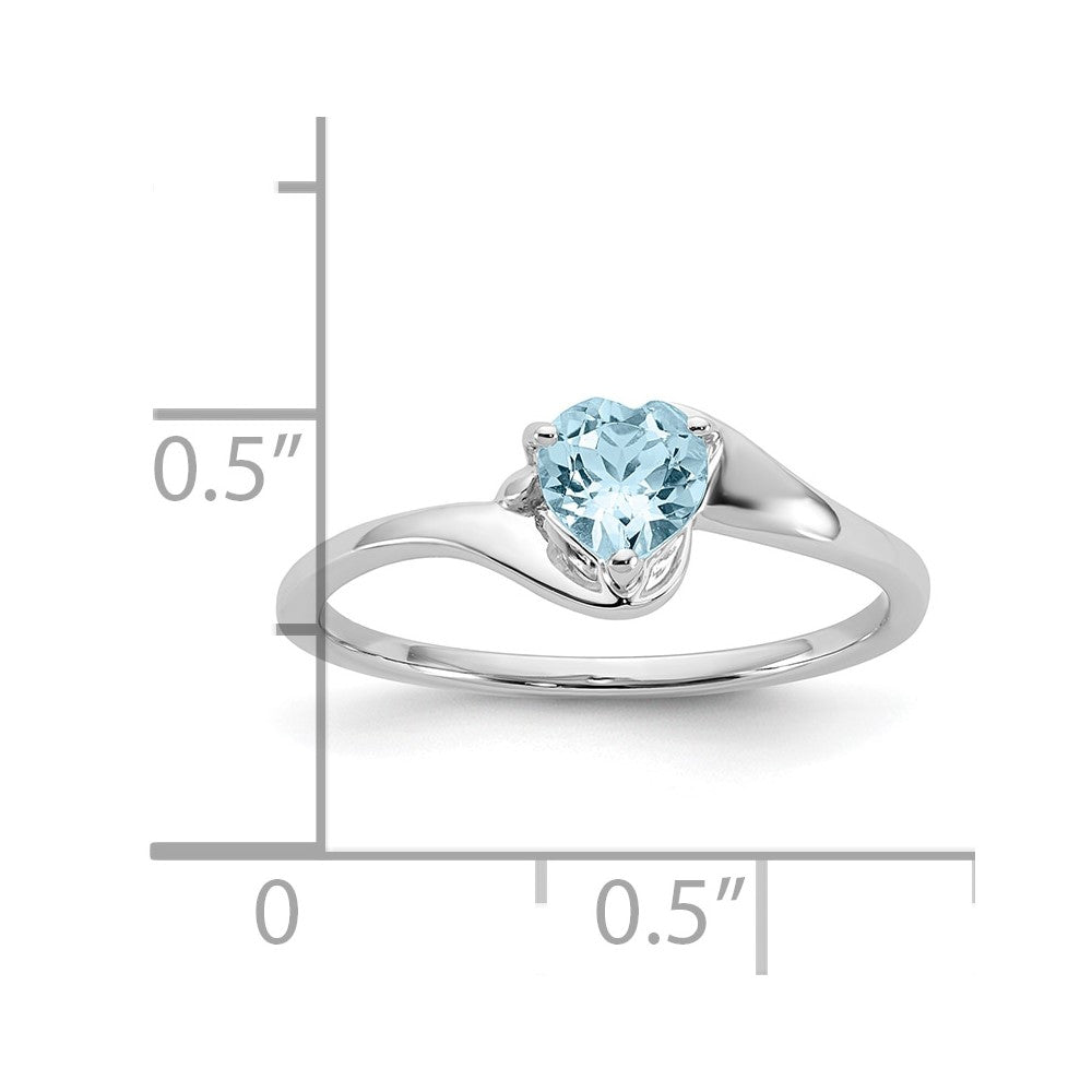 10kw Aquamarine Ring