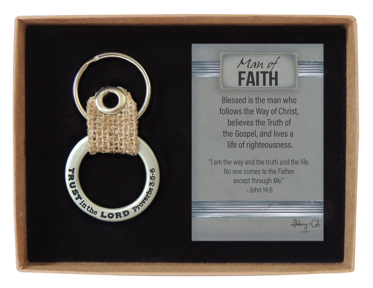 Man Of Faith Keyring