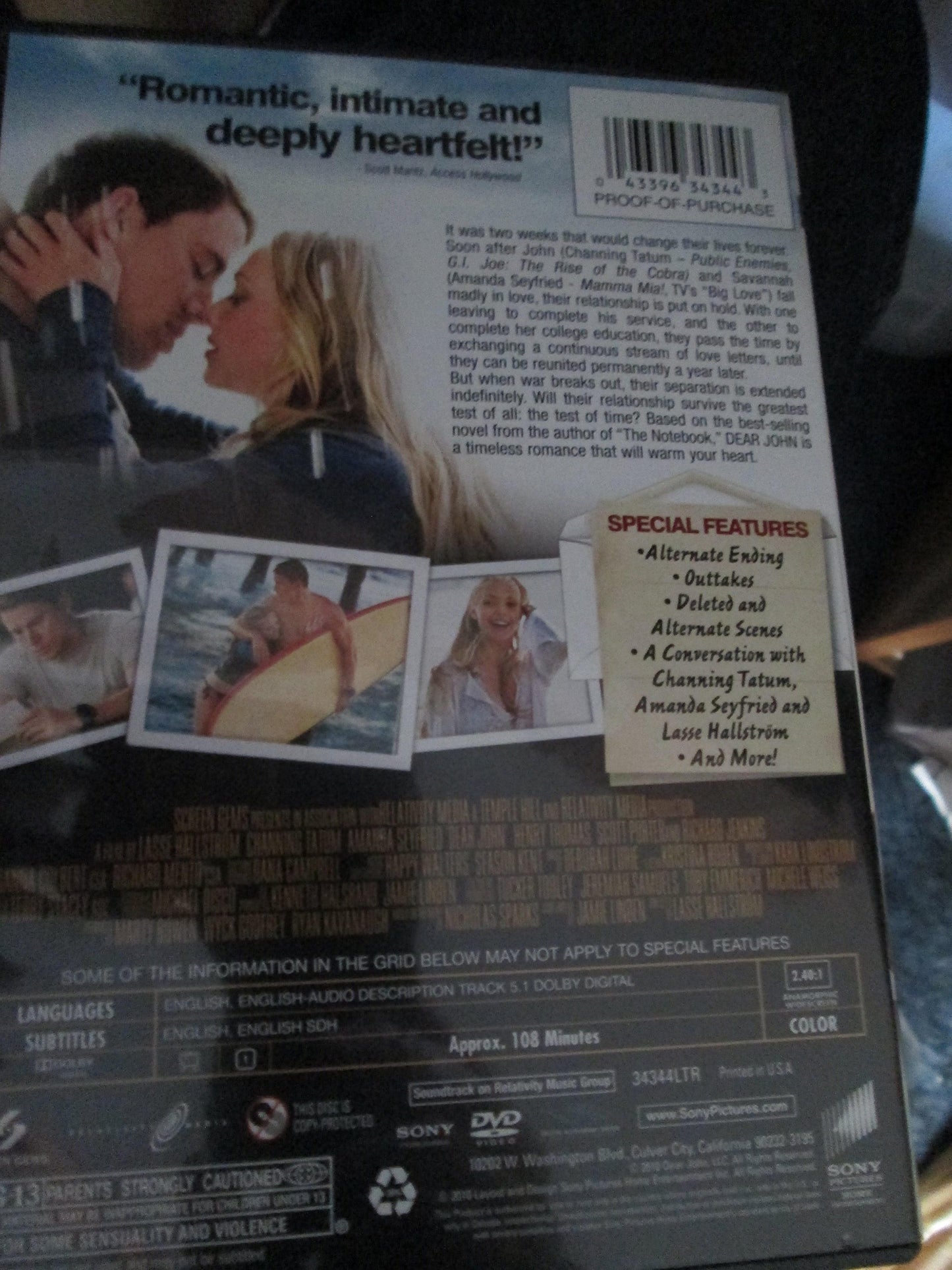 Dear John (DVD), Sony Pictures, Drama