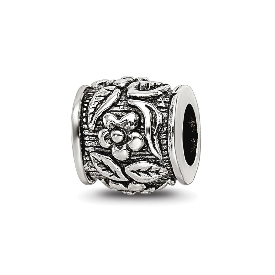Sterling Silver Reflections Floral Bead
