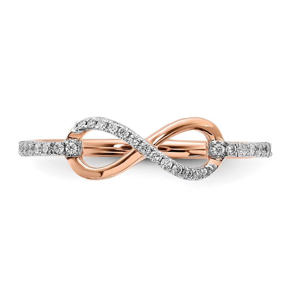 10k Rose Gold Diamond Ring