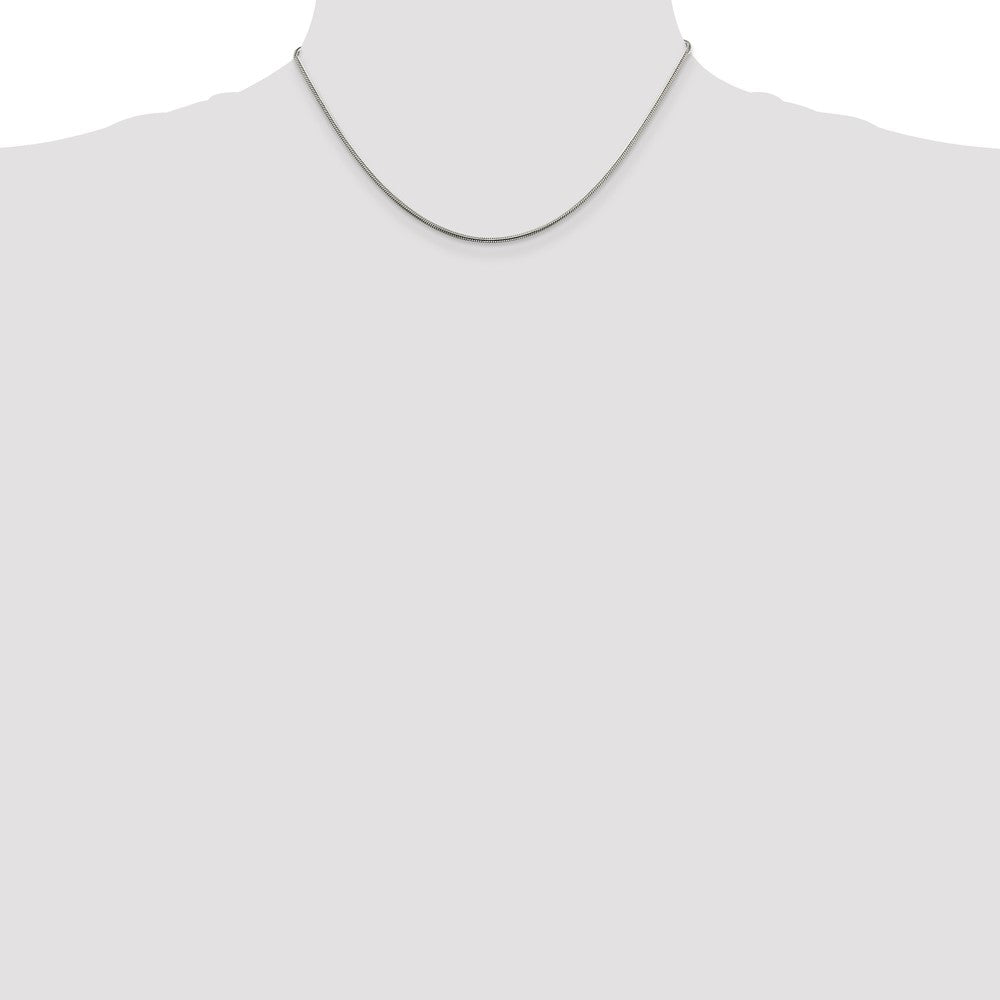 Sterling Silver 1.5mm Snake Chain 16 Inches