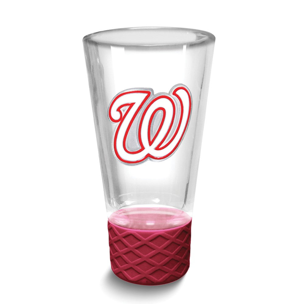 MLB Washington Nationals Collectors 4 oz. Shot Glass with Silicone Base