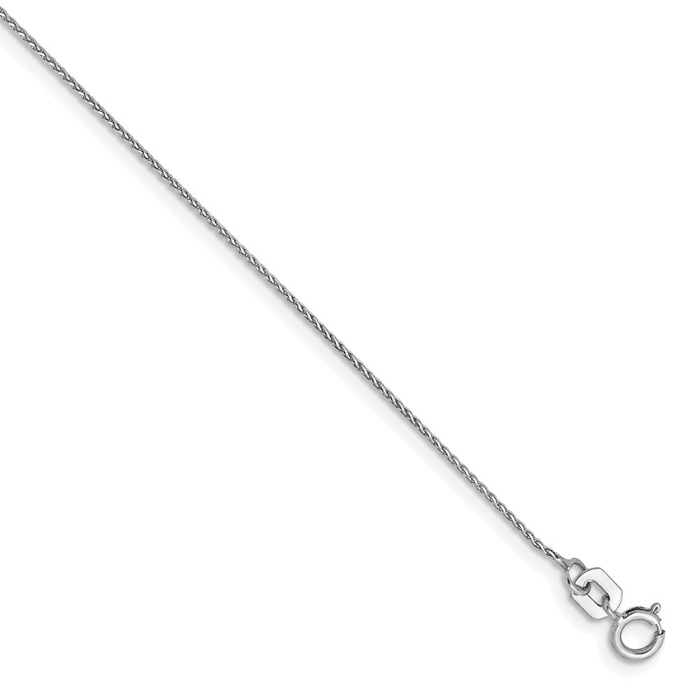 18k WG 1.00mm D/C Spiga Chain