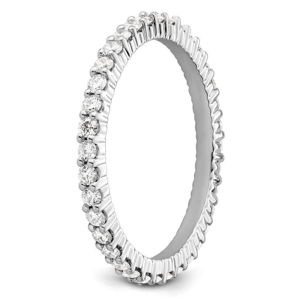 14k White Gold Lab Grown Diamond VS+ F+ 1/2ct. Eternity Band