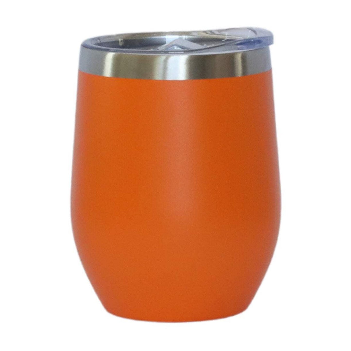12 Oz Stemless Wine Tumbler - Orange