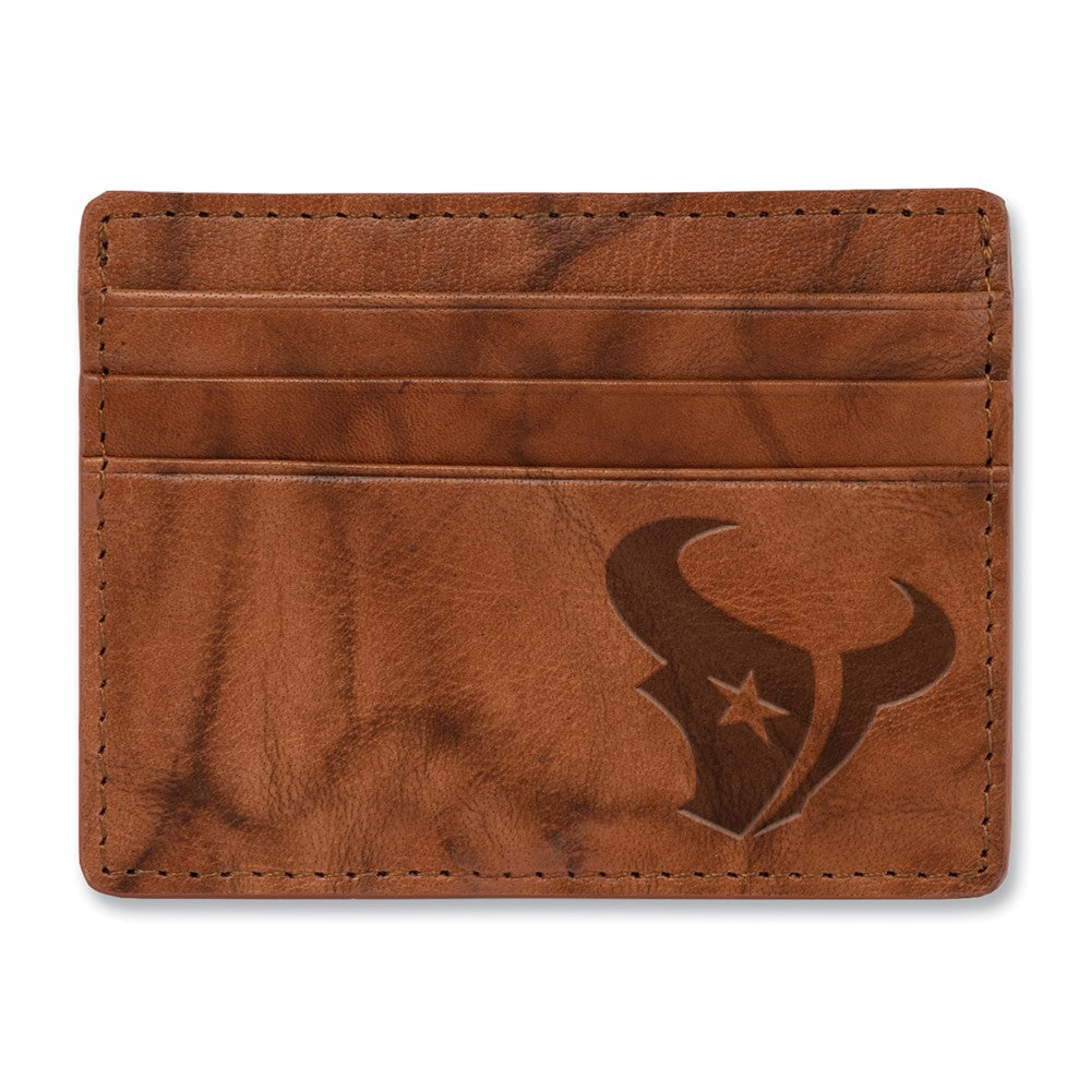 NFL Rico Industries Houston Texans Leather Credit Cart Wallet