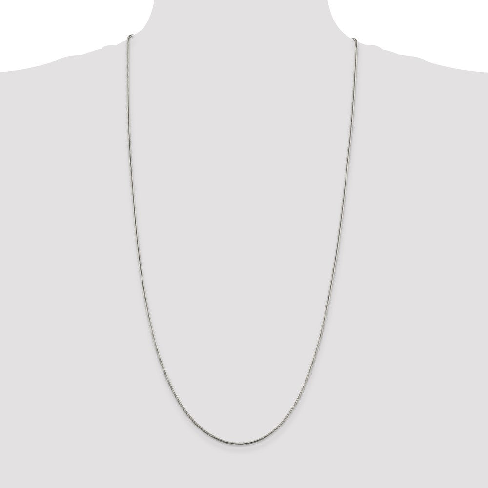 Sterling Silver 1.5mm Snake Chain 30 Inches