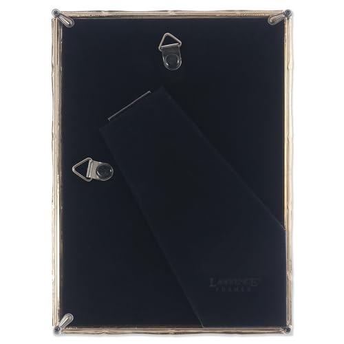 5x7 Gold Metal Picture Frame with Bamboo Design