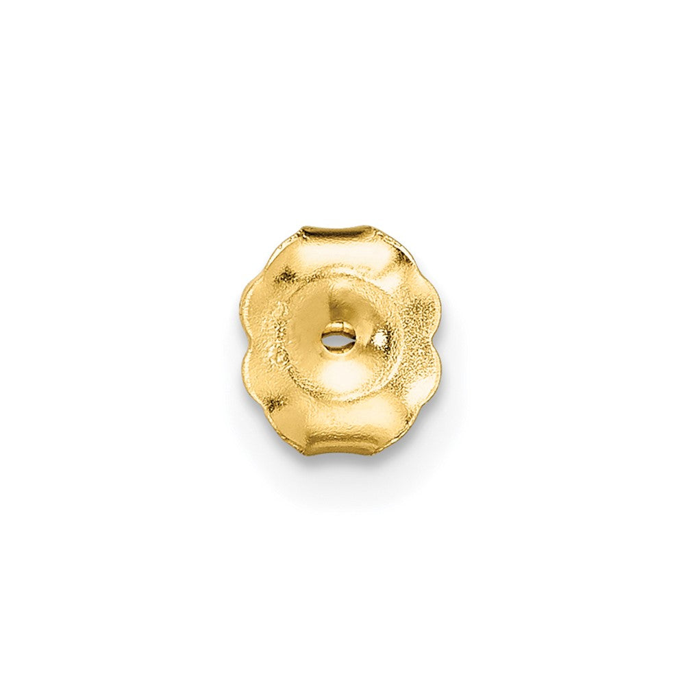 14k Yellow Gold 1/10 ctw Lab Grown Diamond VS+ F+ Round 4 Prong Heavy Wt. Stud Earrings