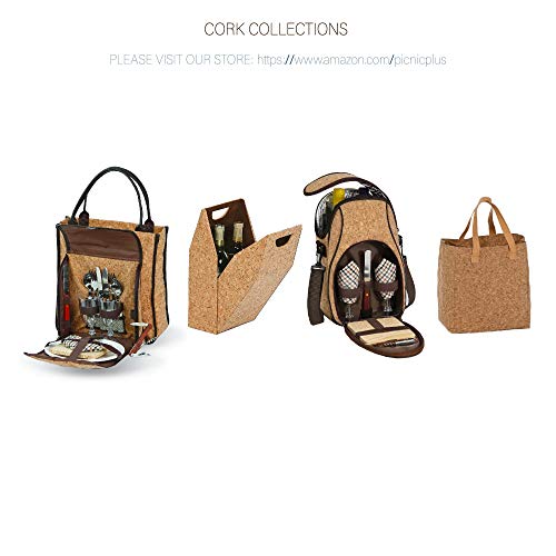 Oak & Olive OAKPSM229CK Brava Wine Cheese Tote Cork