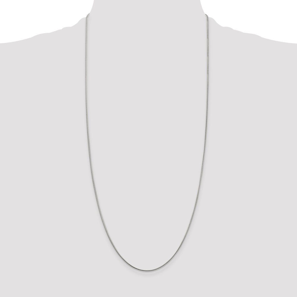 Sterling Silver 1mm Snake Chain 30 Inches