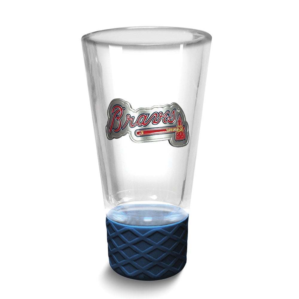 MLB Atlanta Braves Collectors 4 oz. Shot Glass with Silicone Base