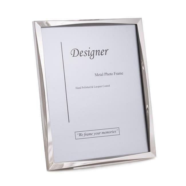 Bey-Berk International 4 x 6 in. Silver Tone Picture Frame with Easel Back