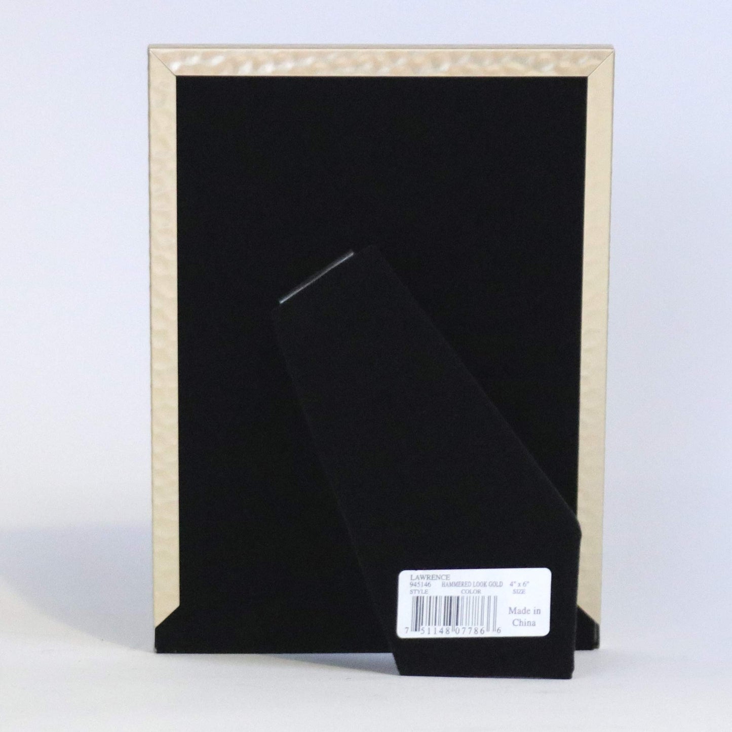 4x6 Hammered Metal Frame - Gold