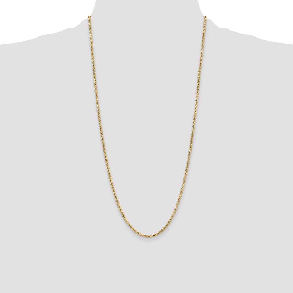 10k 3mm Semi-solid D/C Rope Chain