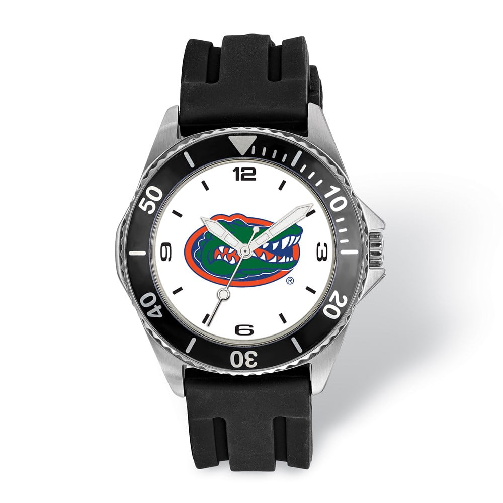 LogoArt University of Florida Collegiate Gents Silicone Strap Quartz Watch QUFL169