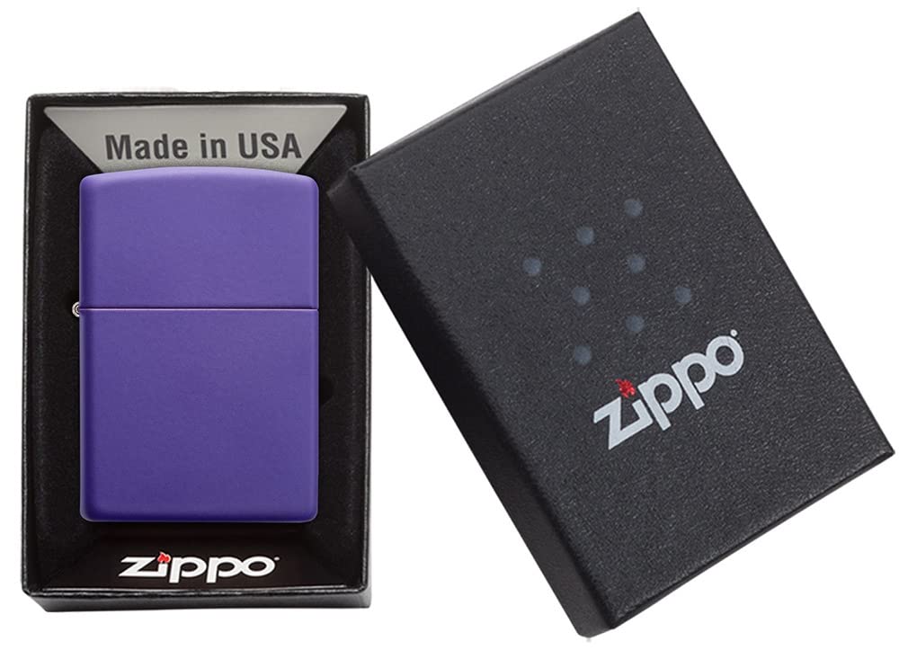 Zippo Purple Matte Pocket Lighter