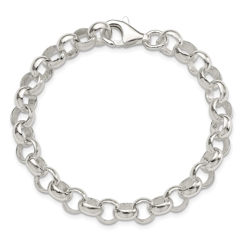Sterling Silver 8.00mm Belcher Light Bracelet 7.5 inches