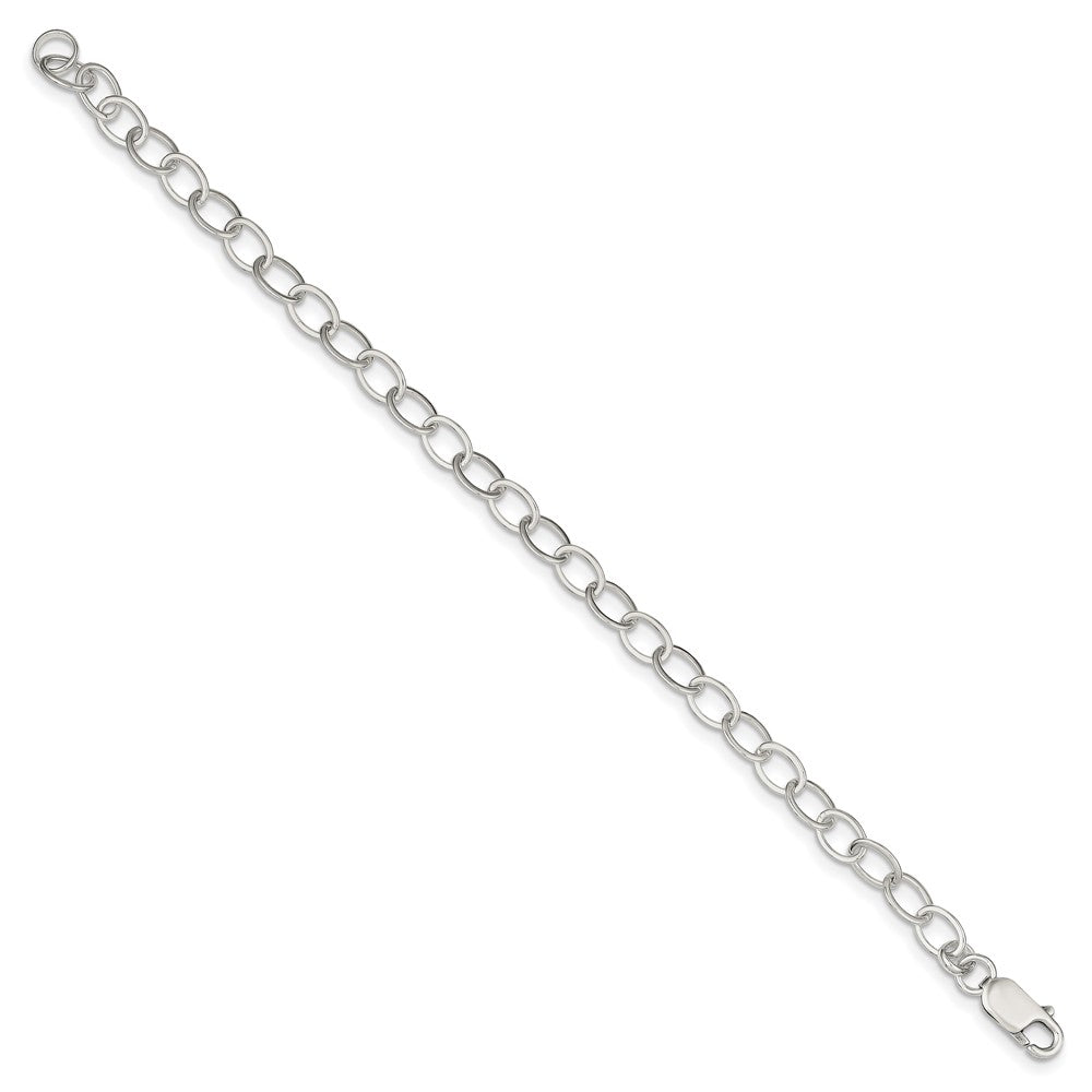Sterling Silver 8.5inch Fancy Link Bracelet 8.5 inches