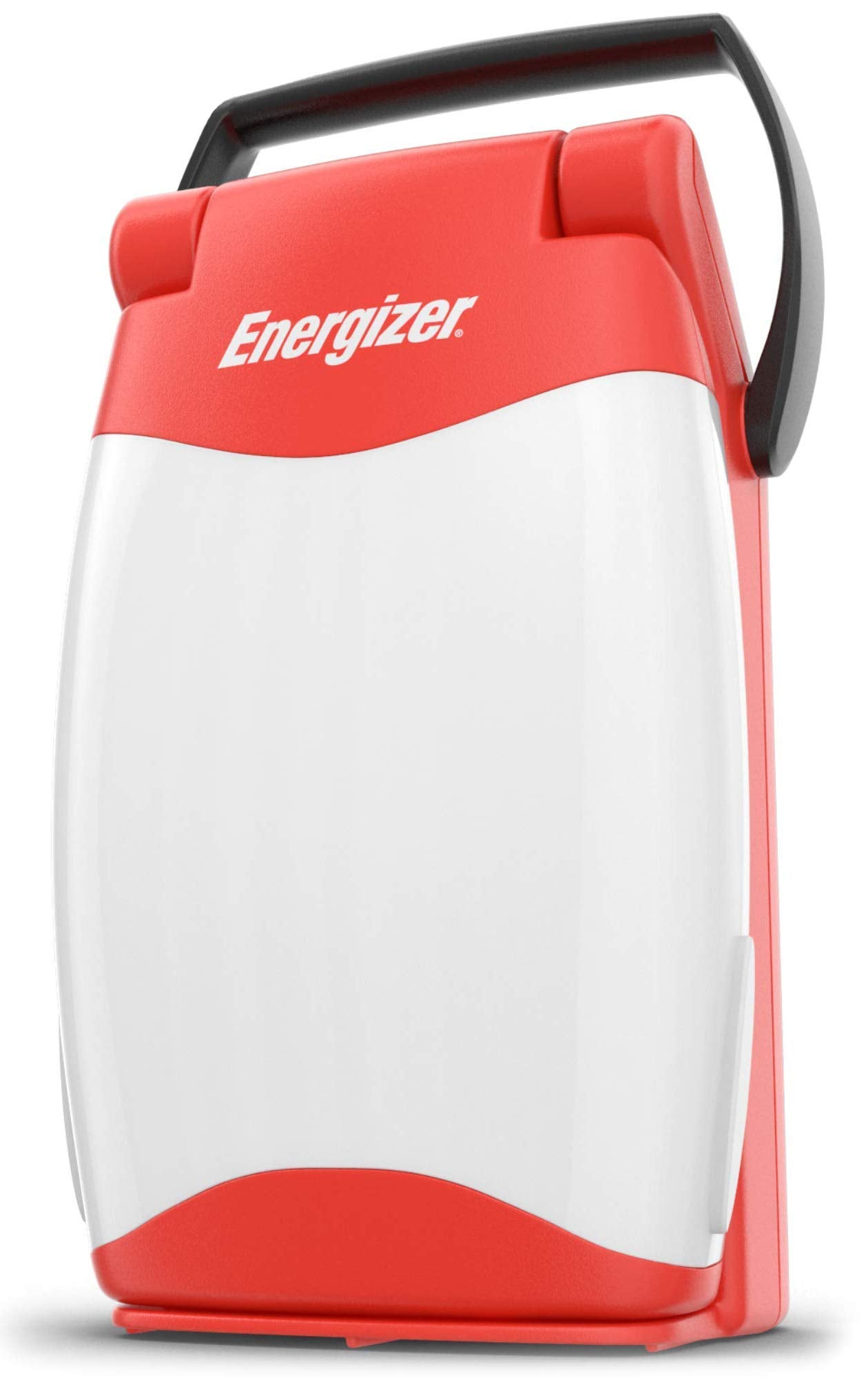 Energizer Emergency Folding LED Lantern, Red, 500 Lumens, IPX4 Water Resistant, Portable LED Light, Durable Emergency Lantern