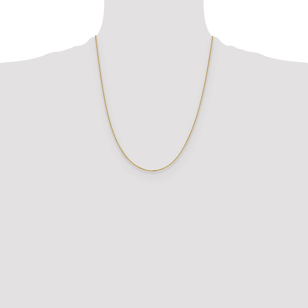 14K 1.05mm D/C Cable Chain