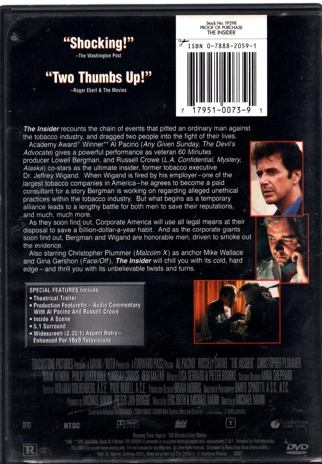The Insider (DVD), Mill Creek, Drama