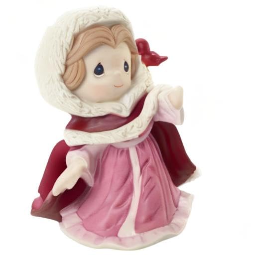 Precious Moments Disney Showcase FRIENDS LIKE YOU Belle In Winter Dress Figurine