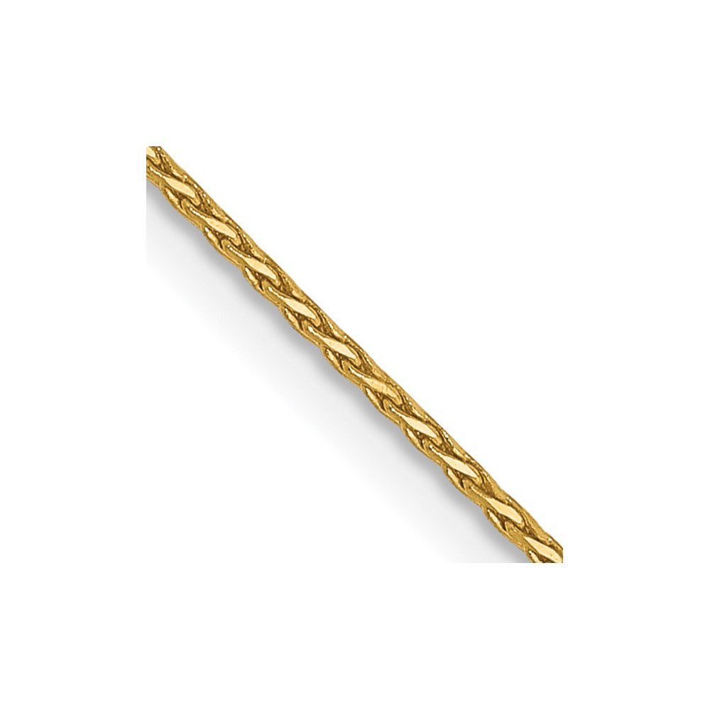 14K 1mm Round Diamond-cut Wheat