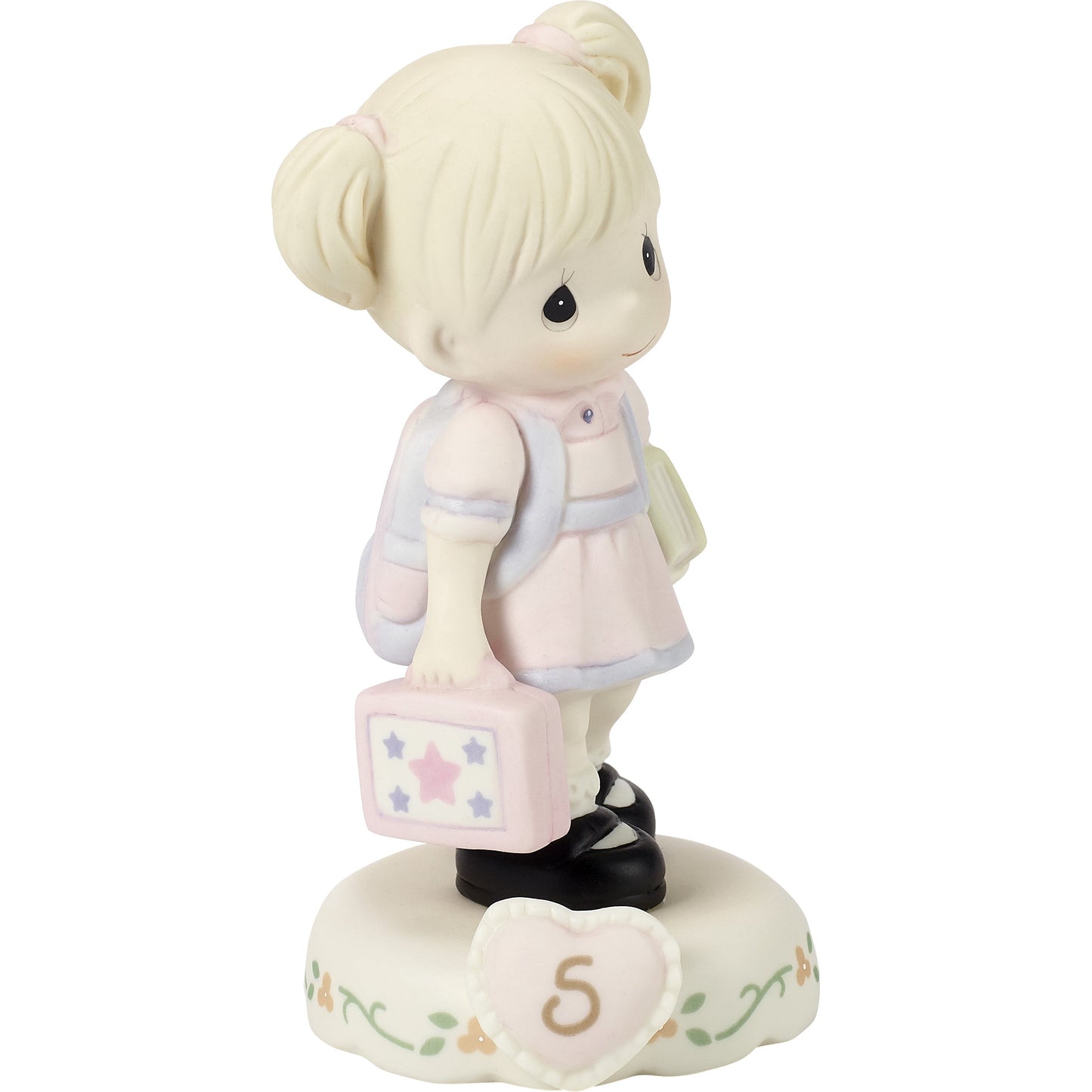 Precious Moments Growing in Grace Age Five Blonde Porcelain Figurine