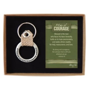 Man Of Courage Keyring