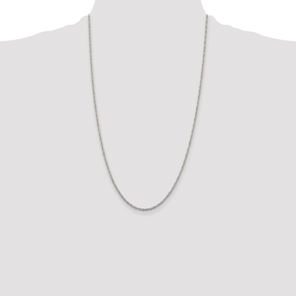 Sterling Silver 1.95mm Loose Rope Chain 26 Inches
