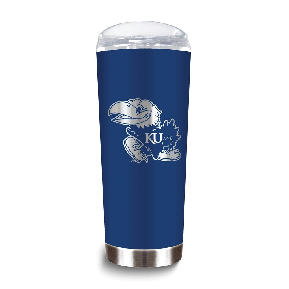 Collegiate University of Kansas Stainless Steel 18 oz. Roadie Tumbler with Lid